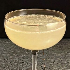 An Instagram of the Airmail cocktail submitted by n0tquitethere that contains Gold Rum, Lime, Honey Syrup and Champagne