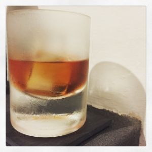 An Instagram of the Applejack Old Fashioned cocktail submitted by n0tquitethere that contains Applejack, Whiskey Barrel Aged Bitters and Maple Syrup