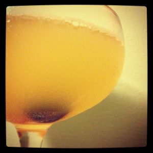 An Instagram of the The Bebbo Cocktail cocktail submitted by n0tquitethere that contains London Dry Gin, Lemon, Honey, Orange and Cocktail Cherry