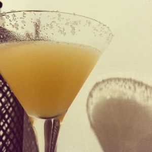 An Instagram of the Cadillac Margarita cocktail submitted by n0tquitethere that contains Blanco Tequila, Grand Marnier, Lime and Salt