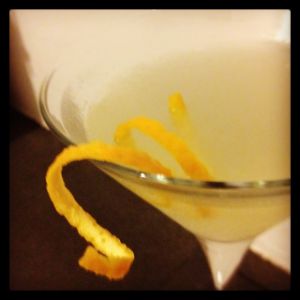 An Instagram of the Casino cocktail submitted by n0tquitethere that contains London Dry Gin, Lemon, Maraschino Liqueur, Orange Bitters and Orange