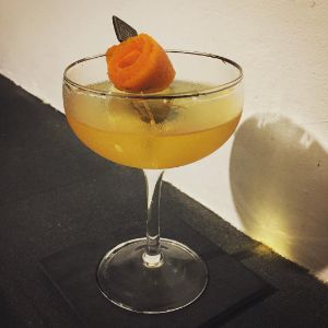 An Instagram of the Chrysanthemum cocktail submitted by n0tquitethere that contains Dry Vermouth, Benedictine DOM, Absinthe, Orange Bitters and Orange