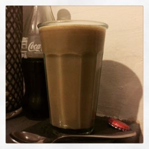 An Instagram of the Colorado Bulldog cocktail submitted by n0tquitethere that contains Kahlua, Milk and Coca-Cola