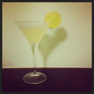 An Instagram of the Daiquiri cocktail submitted by n0tquitethere that contains Gold Rum, Lime, Simple Syrup and Lime