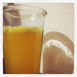 An Instagram of the Edith's Fizz cocktail submitted by n0tquitethere that contains Lillet Blanc, Maraschino Liqueur, Orange and Soda Water