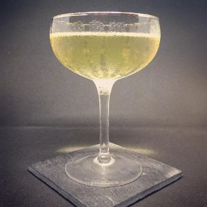 An Instagram of the Flora's Own cocktail submitted by n0tquitethere that contains Drambuie, London Dry Gin and Dry Vermouth