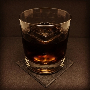 An image of the Hedgerow Heaven cocktail submitted by Toby that contains Homemade Hedgerow Shrub, Sloe Gin, Turin Bitters and Angostura Bitters