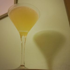 An Instagram of the Jacana cocktail submitted by n0tquitethere that contains Reposado Tequila, Grand Marnier, Cointreau, Lime and Grapefruit