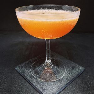 An Instagram of the Junior cocktail submitted by n0tquitethere that contains Rye Whiskey, Lime, Benedictine DOM and Angostura Bitters