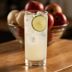 An image of the Lawn Dart cocktail submitted by Toby that contains Blanco Tequila, London Dry Gin, Lime, Agave Syrup, Green Chartreuse, Green Bell Pepper and Lime