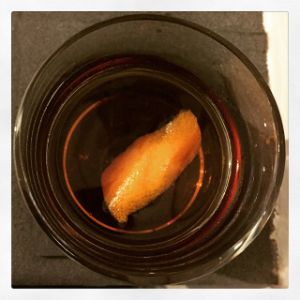 An Instagram of the Les Paul cocktail submitted by n0tquitethere that contains Bourbon, Cynar, Sweet Vermouth, Maple Syrup and Orange