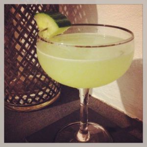 An Instagram of the Maid in Cuba cocktail submitted by n0tquitethere that contains White Rum, Lime, Simple Syrup, Mint, Cucumber, Absinthe and Soda Water