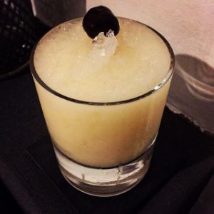 An Instagram of the Marlin cocktail submitted by n0tquitethere that contains Agricole Rhum, White Rum, Maraschino Liqueur, Curaçao Triple Sec, Orgeat Syrup, Lime, Lemon and Cocktail Cherry