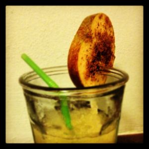 An Instagram of the Mum's Apple Pie cocktail submitted by n0tquitethere that contains Gold Rum, Apple Juice, Lemon, Demerara Syrup, Apple and Nutmeg