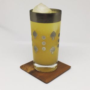 An Instagram of the Must Skye Remind You cocktail submitted by n0tquitethere that contains Single Malt Scotch, Lemon, Simple Syrup, Mustard and Soda Water