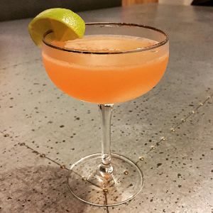 An Instagram of the Nevada Cocktail cocktail submitted by n0tquitethere that contains White Rum, Grapefruit, Lime, Simple Syrup, Angostura Bitters and Lime