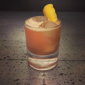 An Instagram of the No Sleep Till Brookline cocktail submitted by n0tquitethere that contains Bourbon, Amaro Montenegro, Lemon, Simple Syrup, Angostura Bitters and Lemon