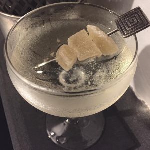 An Instagram of the Pacific Rim Cocktail cocktail submitted by n0tquitethere that contains Gin, Ginger Liqueur and Crystallised Ginger