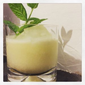 An Instagram of the Parkside Fizz cocktail submitted by n0tquitethere that contains Lemon Vodka, Lemon, Orgeat Syrup, Mint, Mint and Soda Water