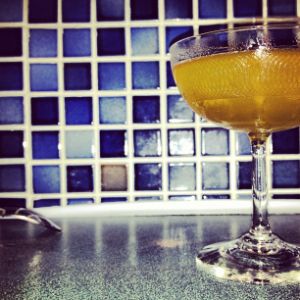 An Instagram of the Paul's Own cocktail submitted by n0tquitethere that contains Fernet Branca, London Dry Gin, Dry Vermouth and Curaçao Triple Sec