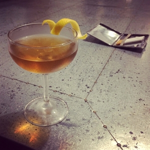 An image of the Rapscallion cocktail submitted by Toby that contains Single Malt Scotch, Pedro Ximénez Sherry, Absinthe and Lemon