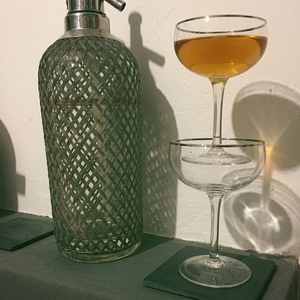 An image of the Rory O'More cocktail submitted by Toby that contains Irish Whiskey, Sweet Vermouth and Orange Bitters