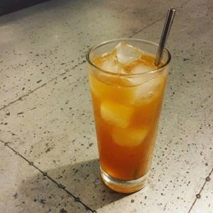 An image of the Scorpion cocktail submitted by Toby that contains White Rum, Brandy, Orange, Lemon, Orgeat Syrup and Dark Rum