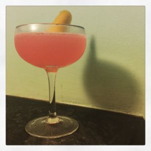 An Instagram of the Siesta cocktail submitted by n0tquitethere that contains Blanco Tequila, Turin Bitters, Lime, Grapefruit, Simple Syrup and Grapefruit