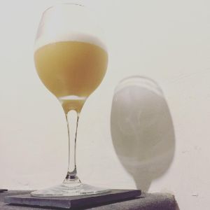 An Instagram of the Smoking Fanny cocktail submitted by n0tquitethere that contains Single Malt Scotch, Amaro Montenegro, Honey Syrup, Lemon, Egg and Angostura Bitters