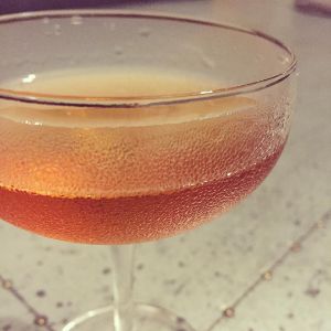 An Instagram of the Spice Trade cocktail submitted by n0tquitethere that contains Kümmel, Absinthe, Curaçao Triple Sec and Angostura Bitters