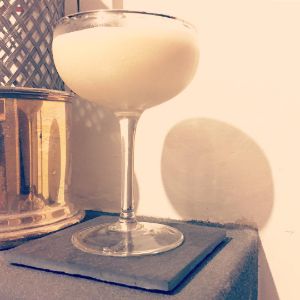 An Instagram of the Toasted Almond cocktail submitted by n0tquitethere that contains Amaretto, Kahlua and Cream